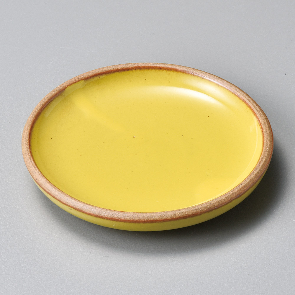 42238-251 黄釉豆皿|業務用食器カタログ陶里31号