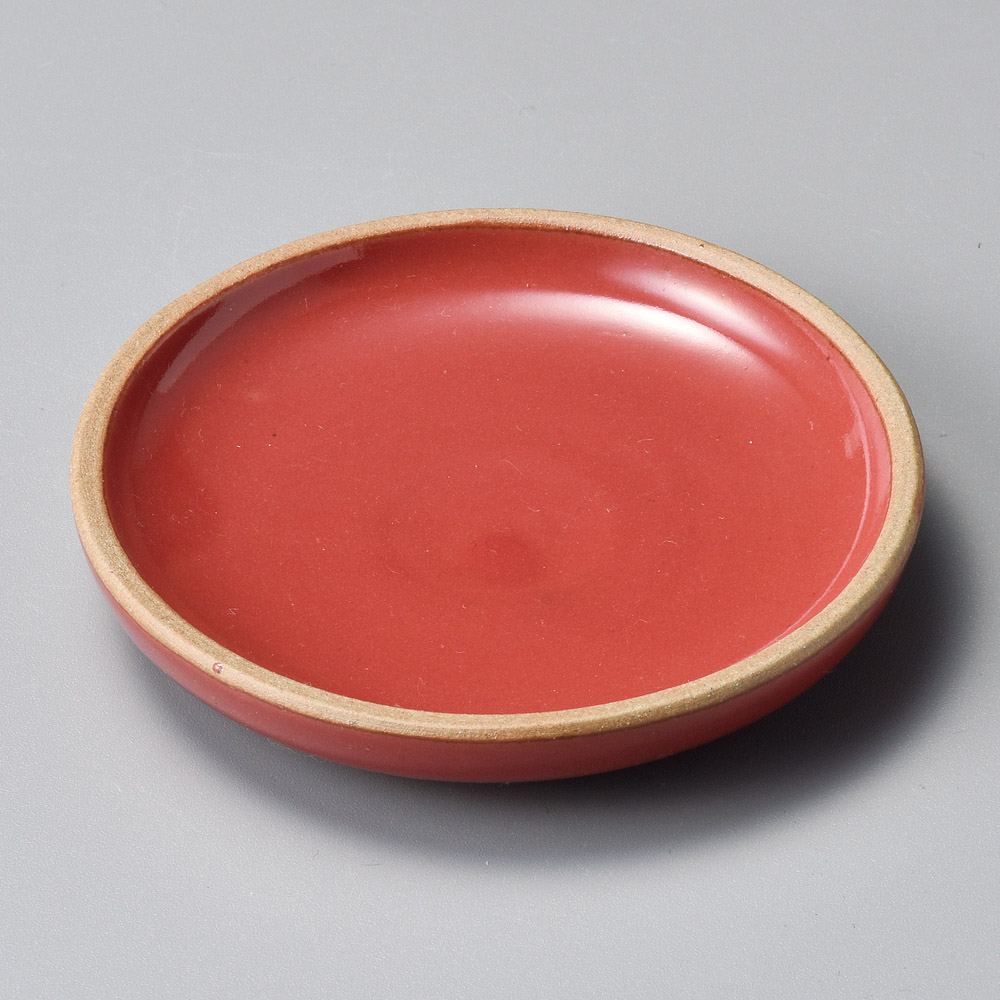 42239-251 赤釉豆皿|業務用食器カタログ陶里31号
