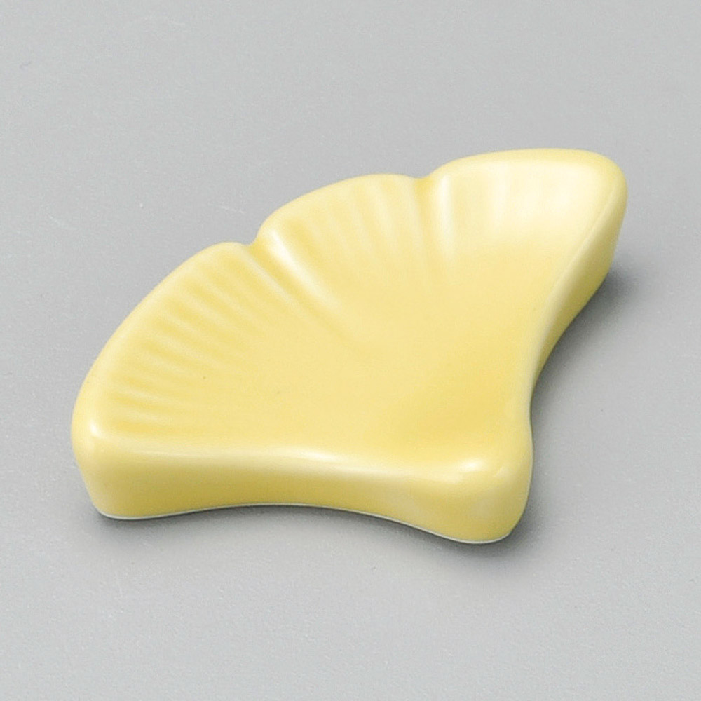 51201-291 黄イチョウ箸置|業務用食器カタログ陶里31号