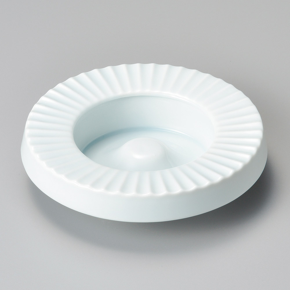 54014-461 青磁 菊形ヘソ5.0灰皿|業務用食器カタログ陶里31号