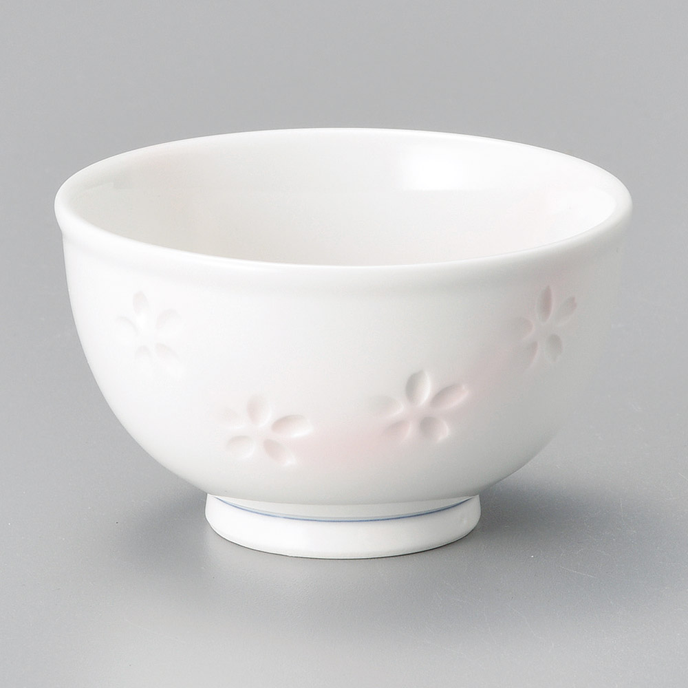 56705-451 ピンク花彫煎茶|業務用食器カタログ陶里31号