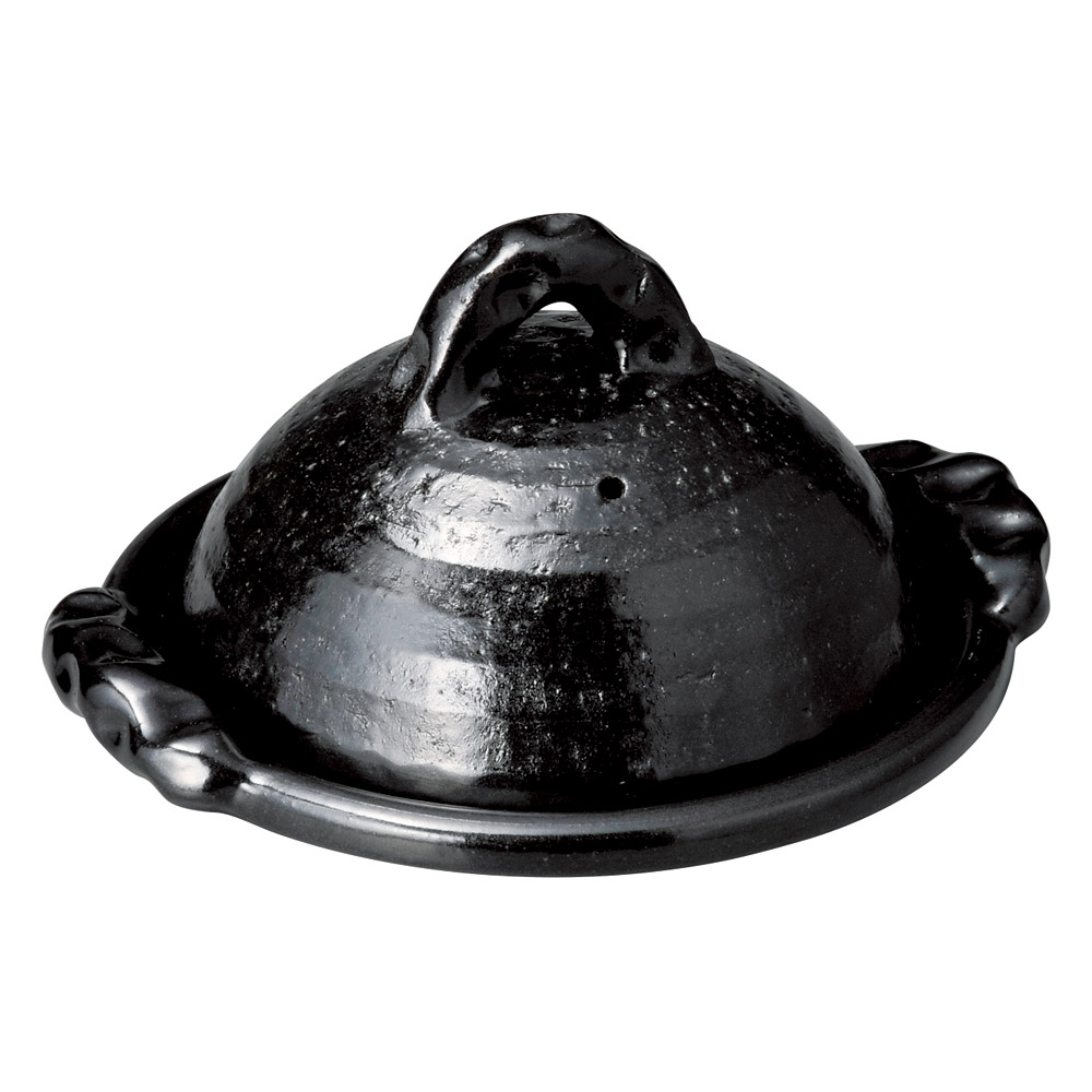 69301-431 黒釉8.0陶板|業務用食器カタログ陶里31号
