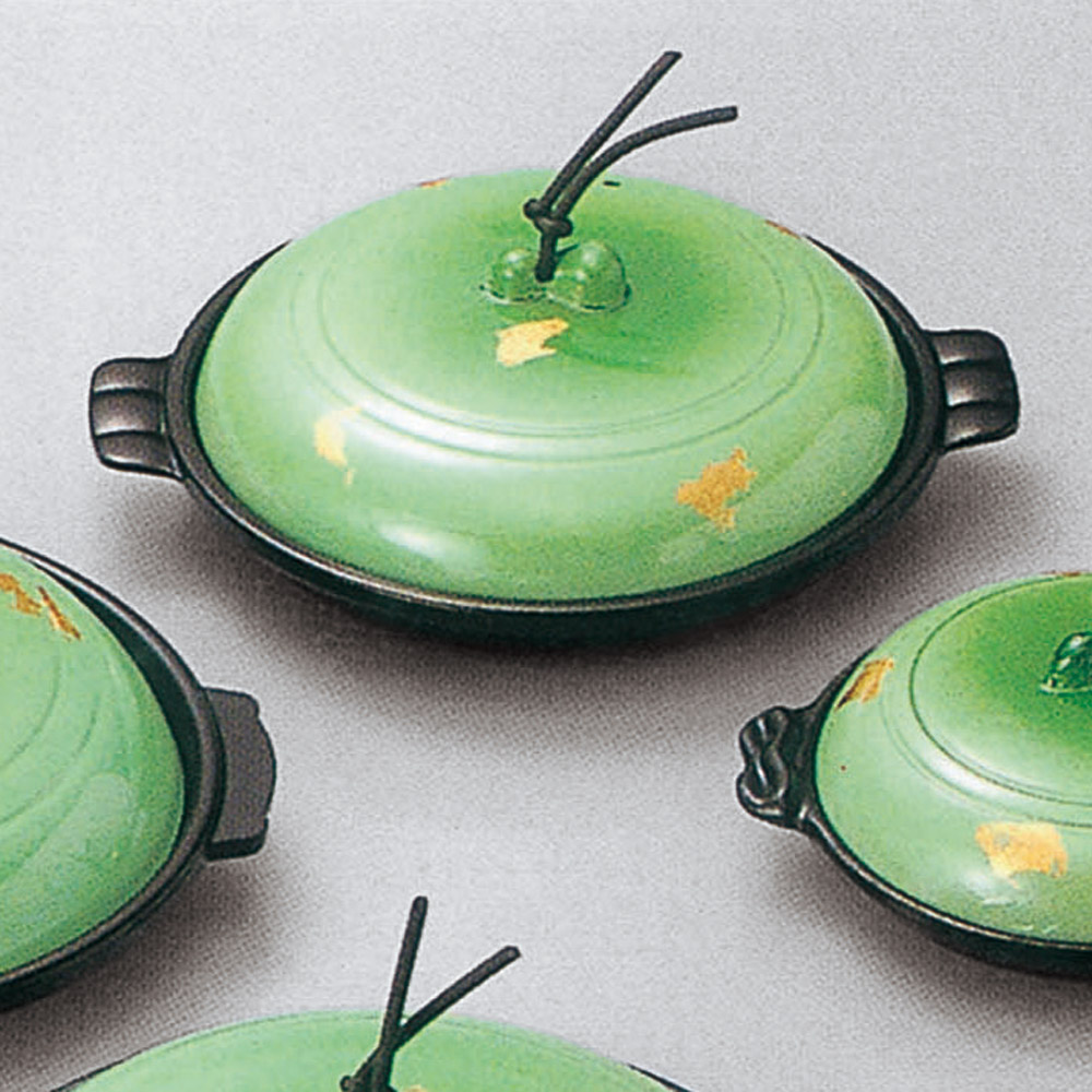 70903-841 ミニ陶板(金彩･緑)|業務用食器カタログ陶里31号