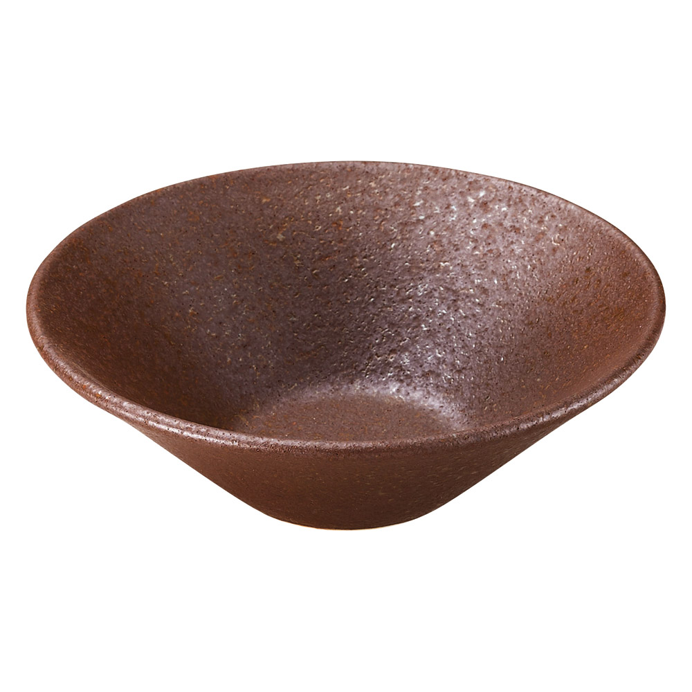 赤茶備前 4.5浅ボール 品番73416-021 業務用食器カタログ陶里31号