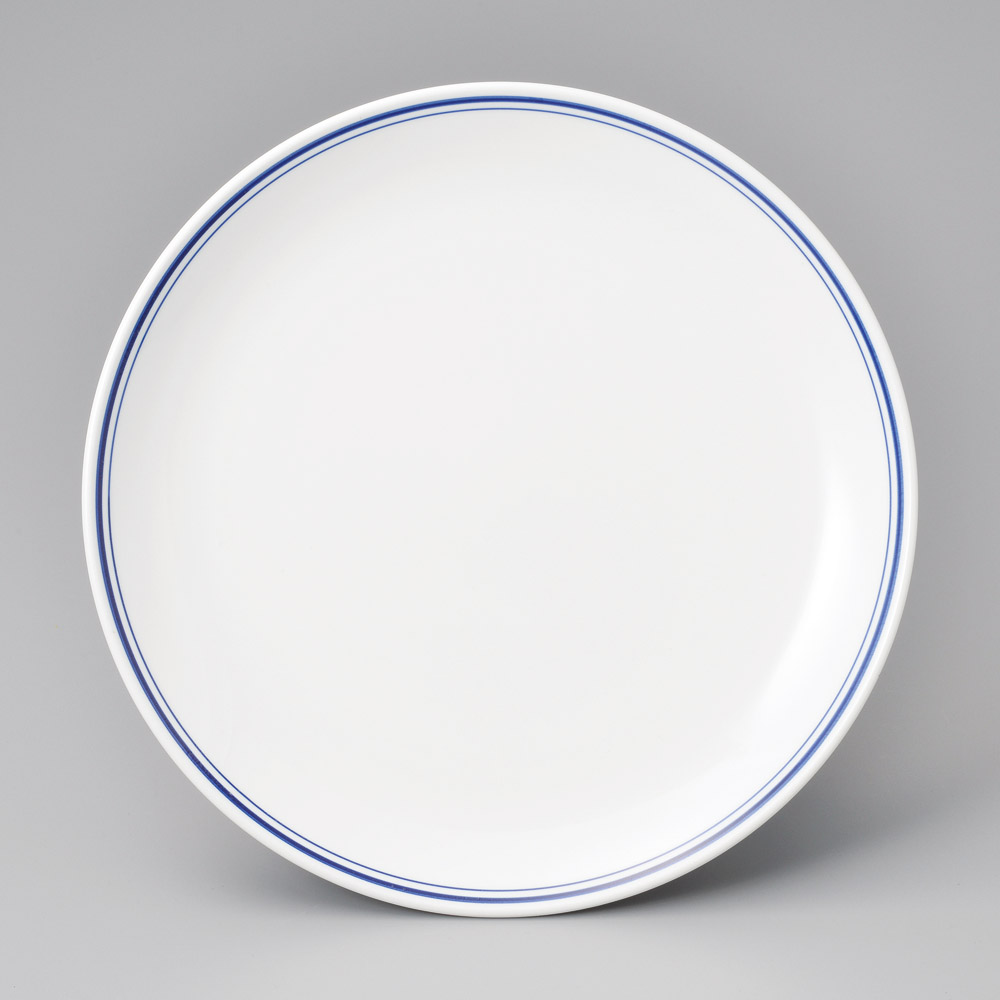 82508-111 ブルーラインメタ12吋丸皿|業務用食器カタログ陶里31号