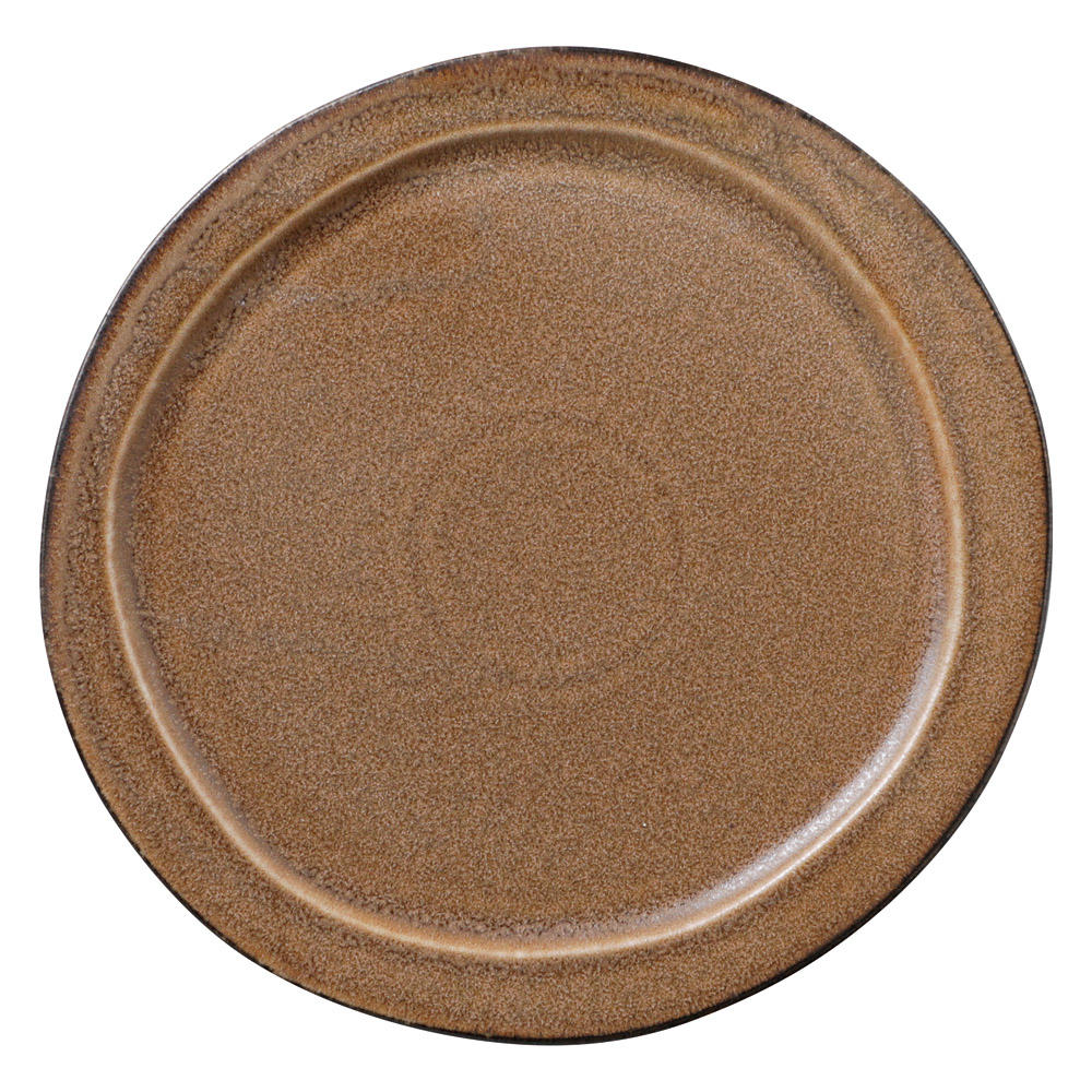 86915-101 ベジ 丸々大皿 カラメル|業務用食器カタログ陶里31号