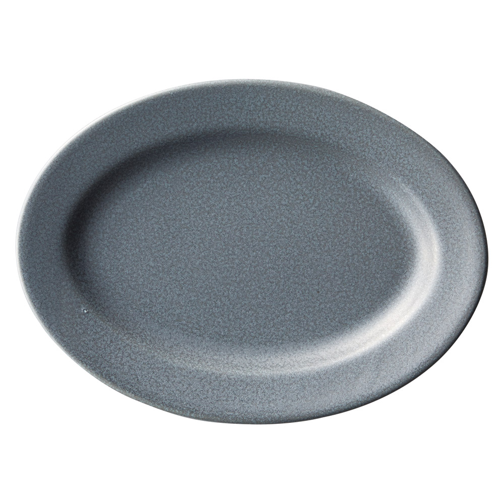 87007-101 ファブール リム10吋プラター(グレー)|業務用食器カタログ陶里31号
