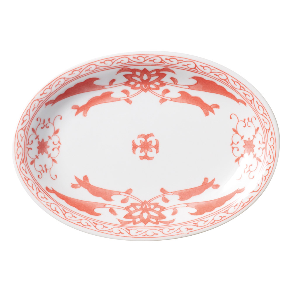 A0408-121 紅蘭 小判皿|業務用食器カタログ陶里31号