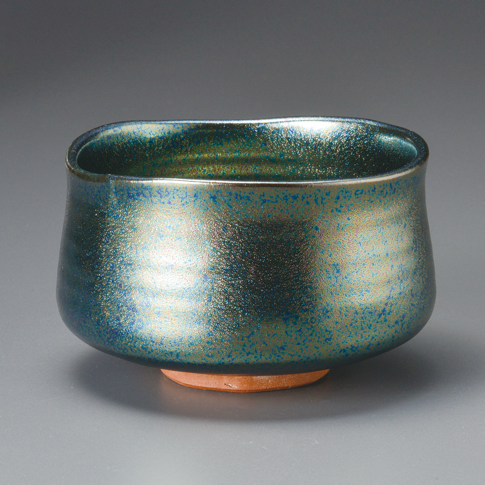 A2701-581 虹彩筒型抹茶碗|業務用食器カタログ陶里31号