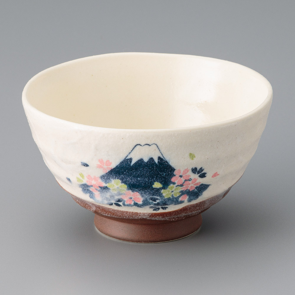 A2724-721 利休茶碗･富士に桜|業務用食器カタログ陶里31号