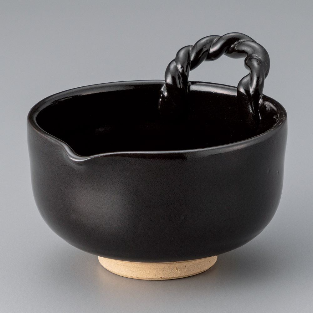 A2801-721 継ぎ分け茶碗･黒|業務用食器カタログ陶里31号