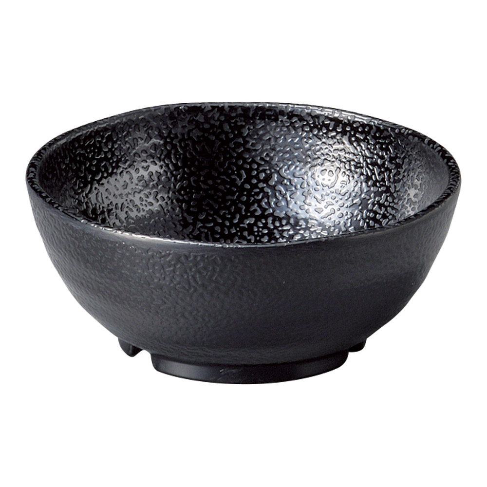 A7832-561 [M]いぶし釉 黒丸小鉢 小|業務用食器カタログ陶里31号